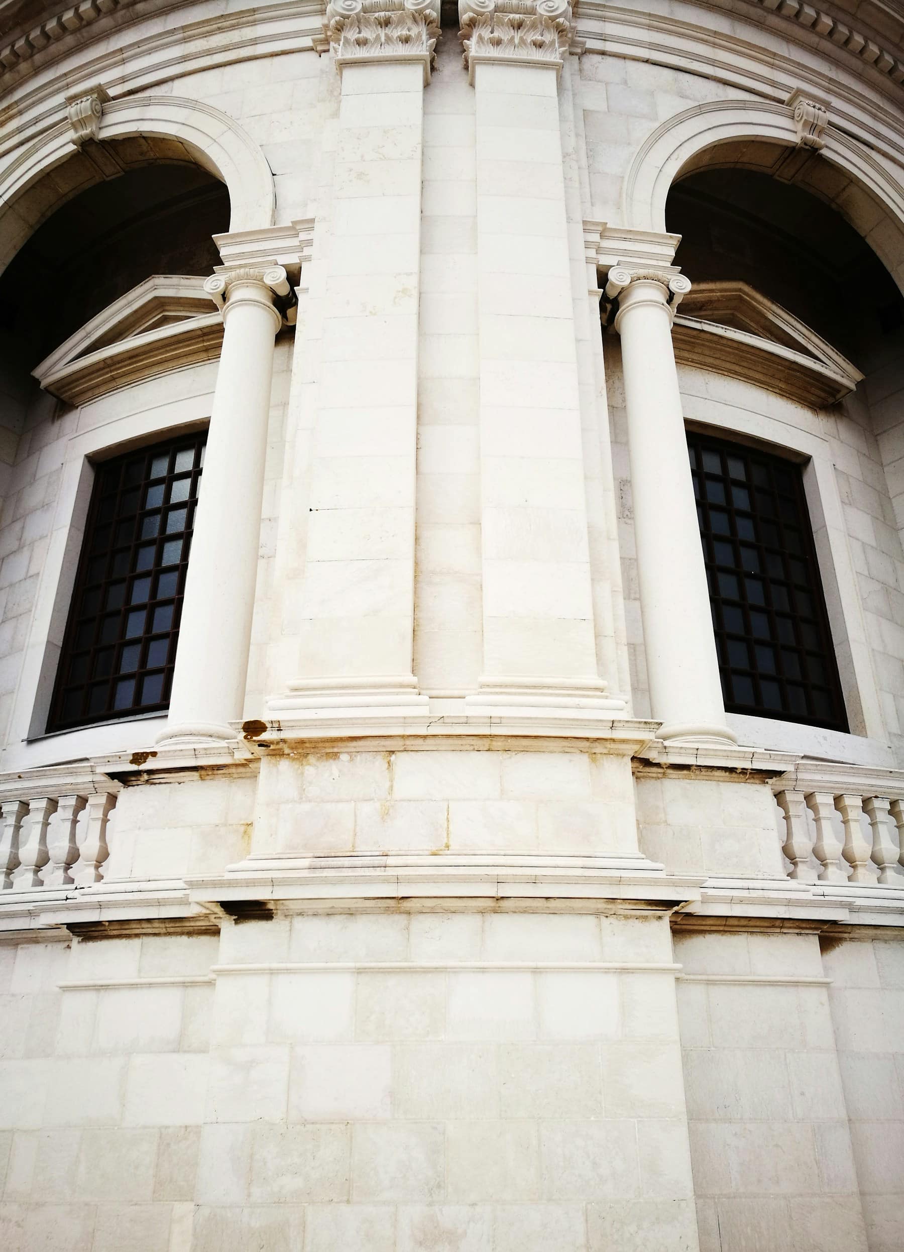 white concrete building