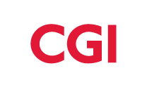 Logo of CGI, a global IT and business consulting services firm.